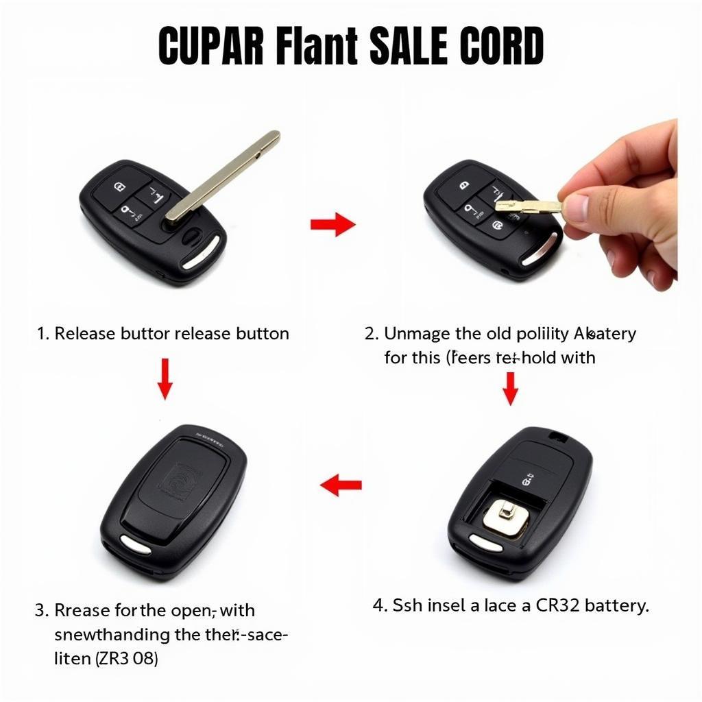 Replacing the battery in a 2020 Jeep key fob