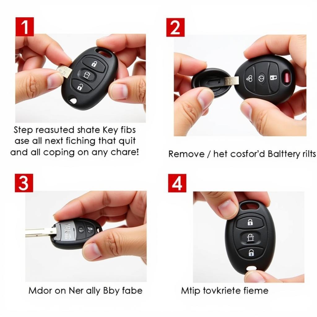 2020 Toyota Key Fob Battery Replacement Steps