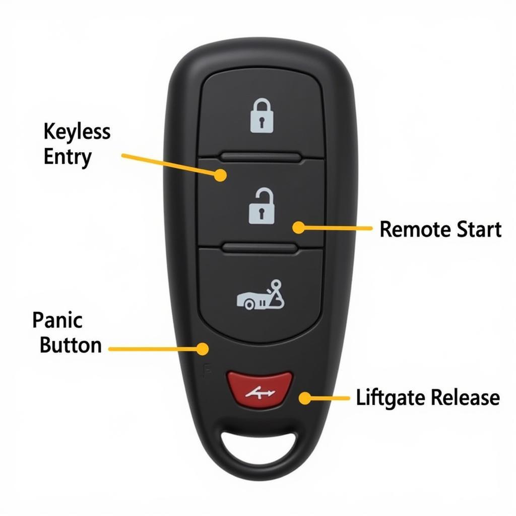 2021 Chevy Traverse Key Fob Features: Keyless Entry, Remote Start, Panic Button, and Liftgate Release