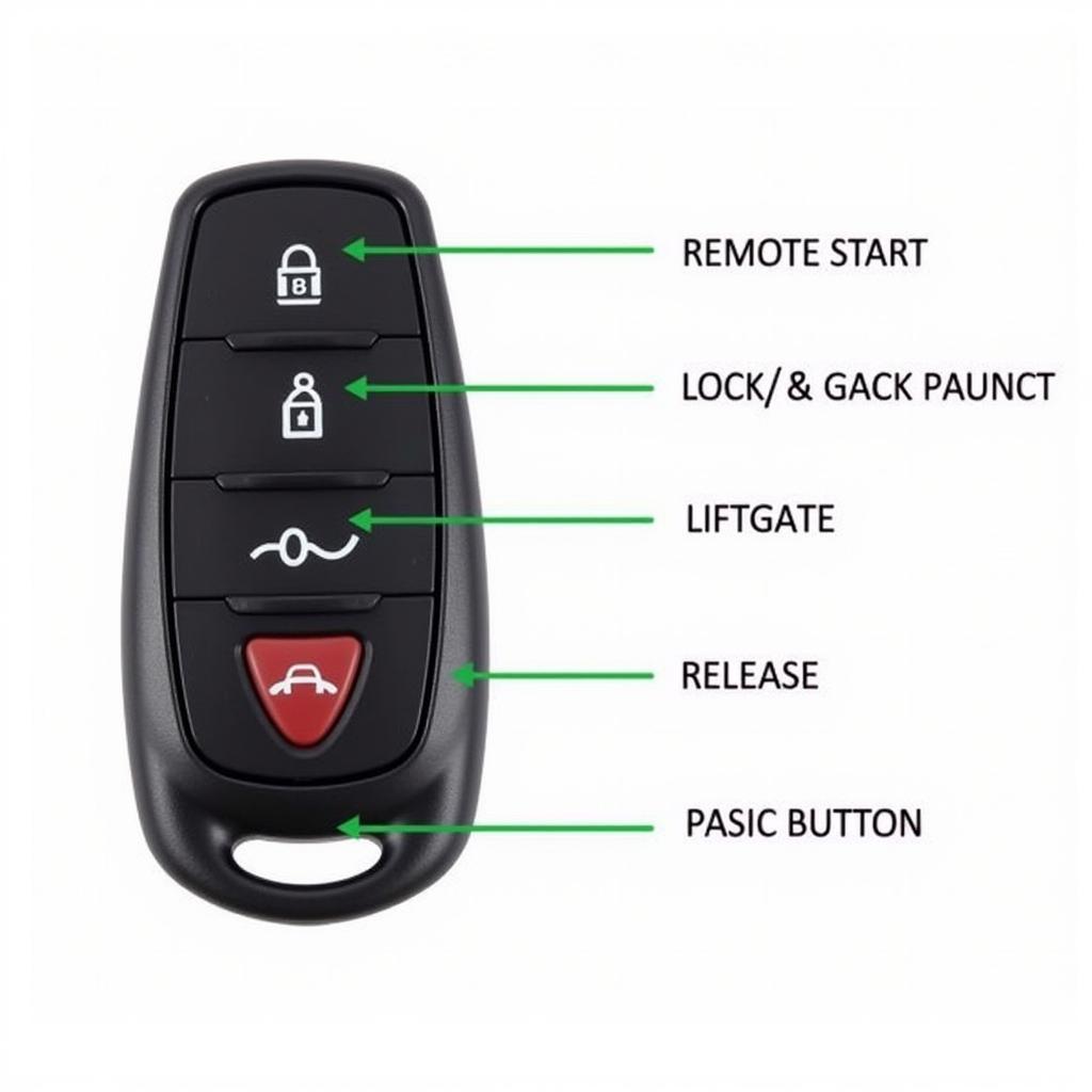 2021 Ford Expedition Key Fob Functions: Remote start, lock/unlock, liftgate release, panic button