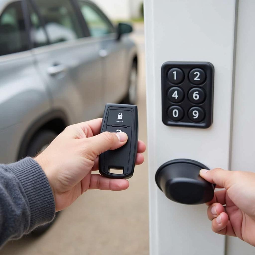 Testing the Range of a 2021 Toyota Highlander Key Fob