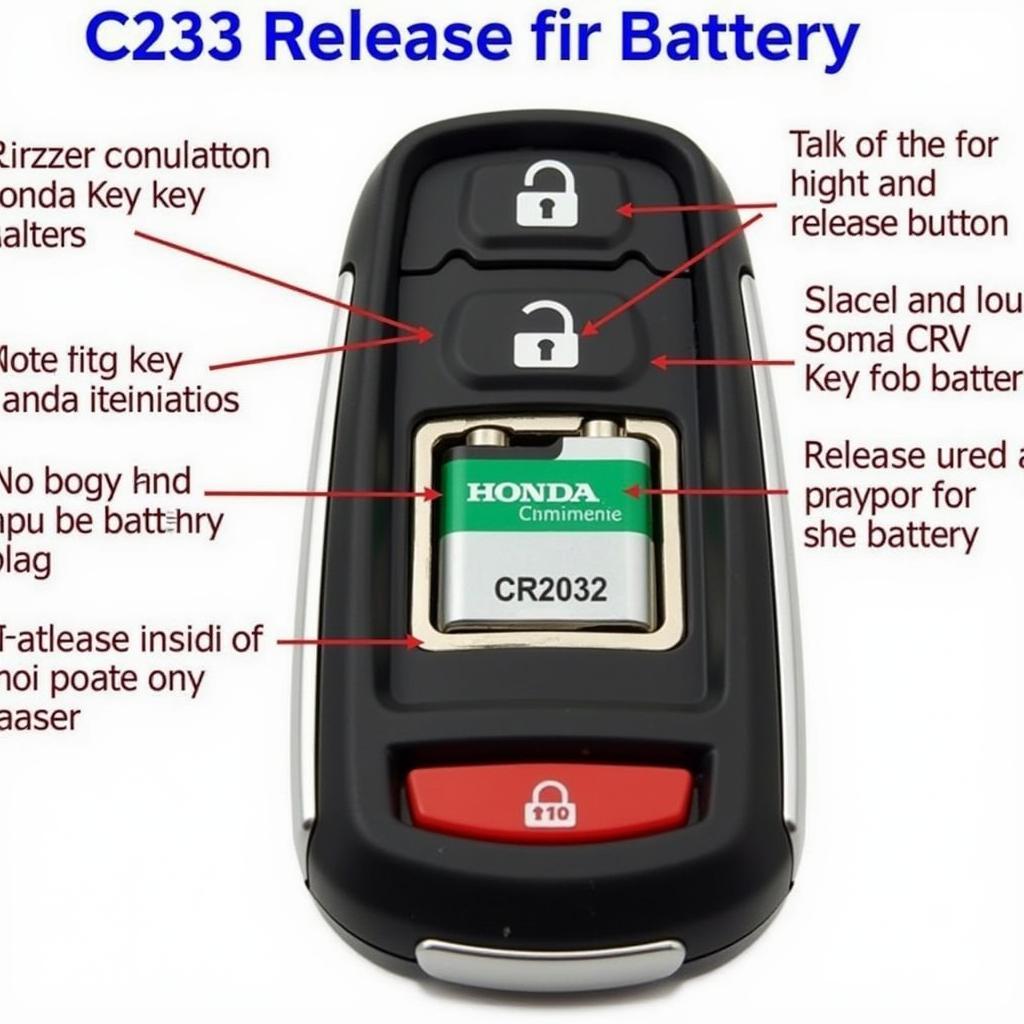 2021 Honda CRV Key Fob Battery Location: Identifying the CR2032 Battery Inside