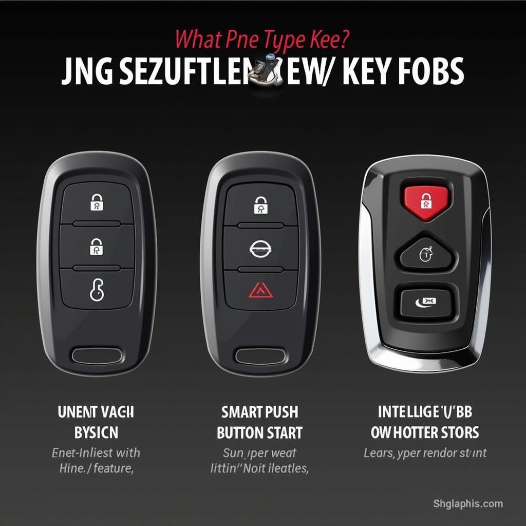 Different Types of 2021 Nissan Key Fobs