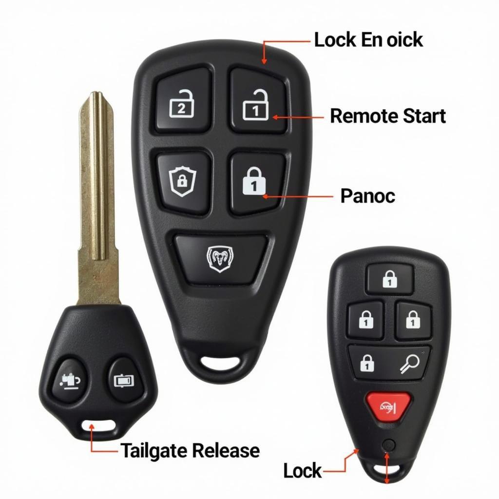 2021 Ram Key Fob Features Overview