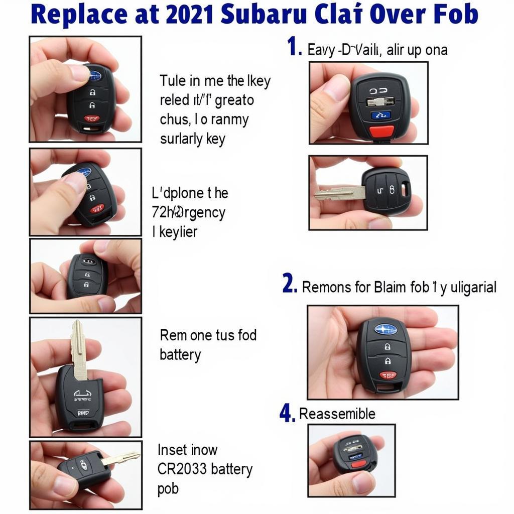 Replacing the Battery in a 2021 Subaru Smart Key Fob - Step-by-Step Guide with Images