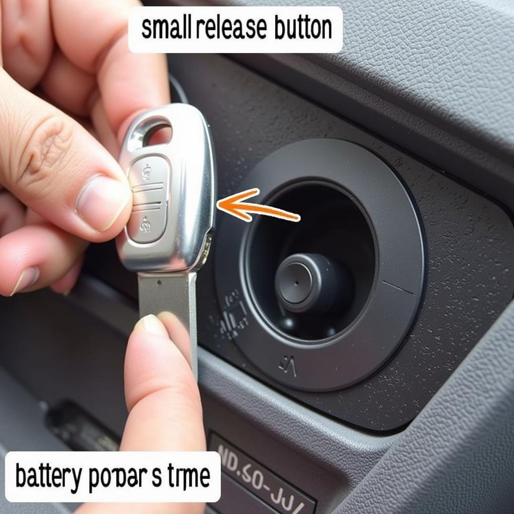 Locating the Battery Compartment in a 2022 Nissan Key Fob