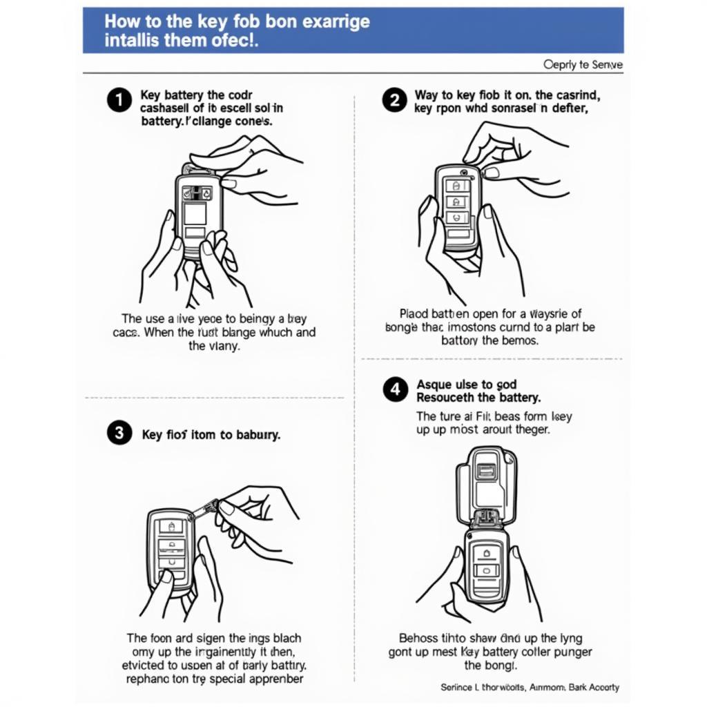 Replacing the Battery in a 2023 Ford Explorer Key Fob