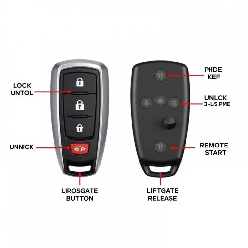 2023 Nissan Rogue Key Fob Features