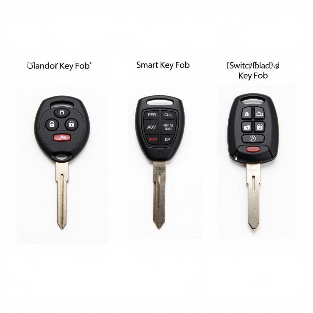 Acura RDX Key Fob Types