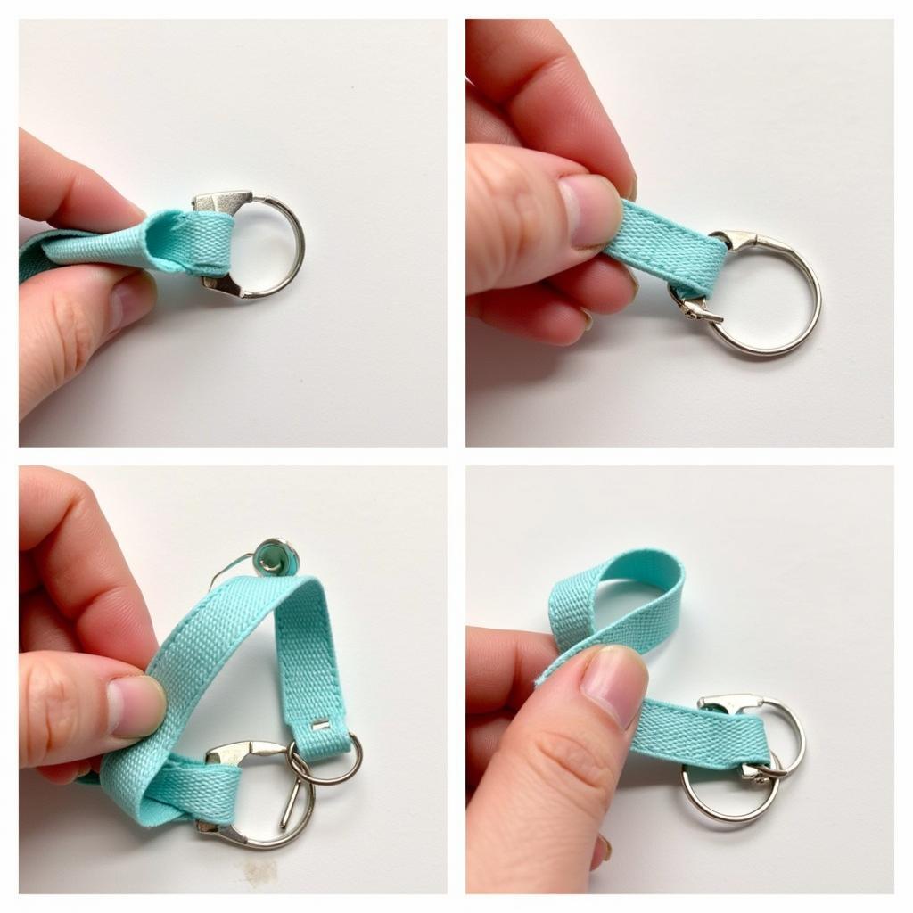 Steps to Attach Ribbon to Key Fob Hardware