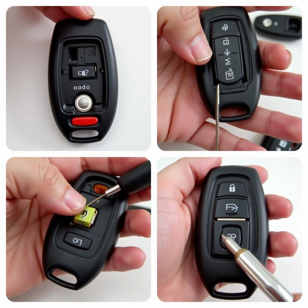 Replacing the battery in a 2006 Audi A4 key fob