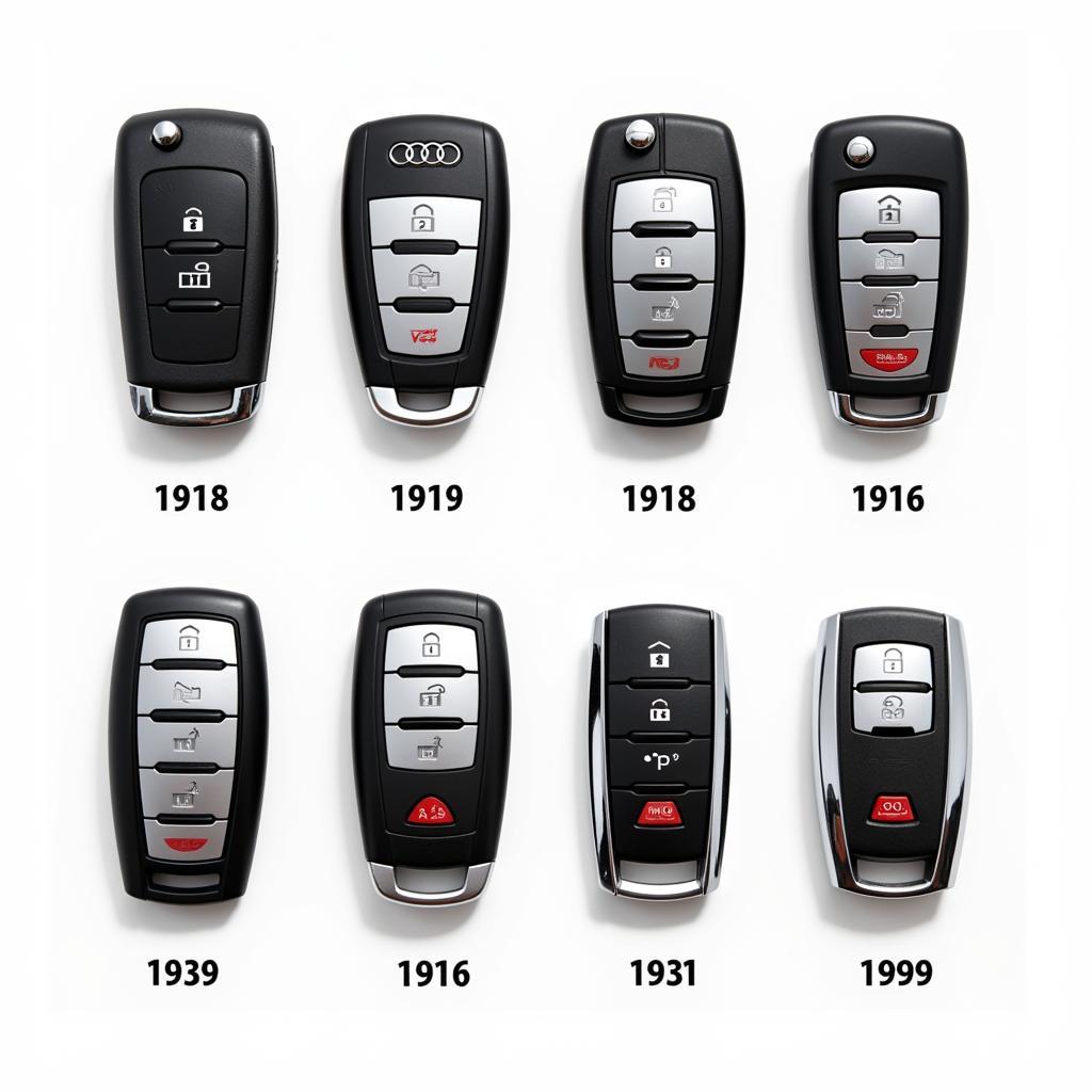 Different Types of Audi Key Fobs