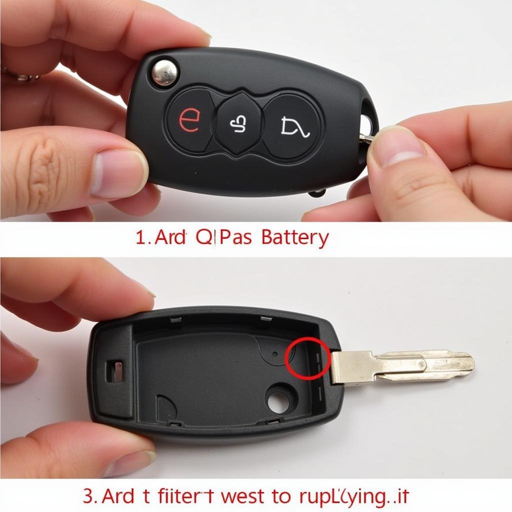 Reassembling the Audi Q3 Key Fob