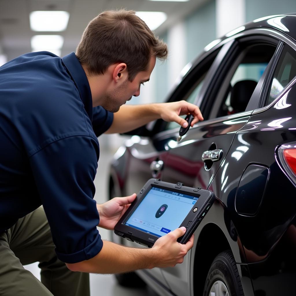 Certified Automotive Locksmith Programming Nissan Altima Key Fob