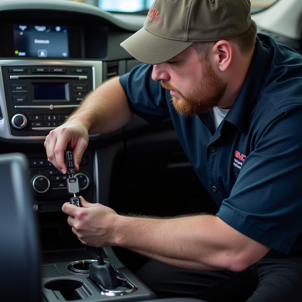 Locksmith Programming a Key Fob