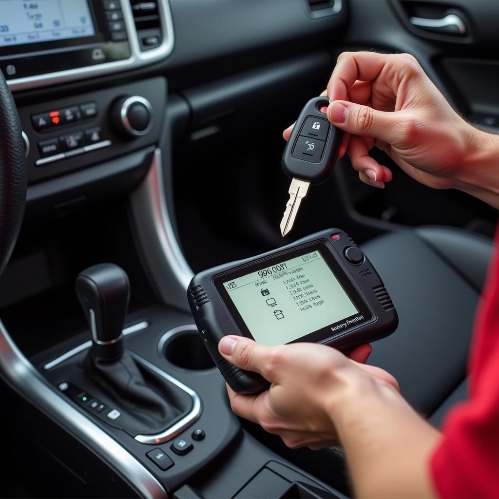 Automotive Locksmith Programming a Toyota Key Fob