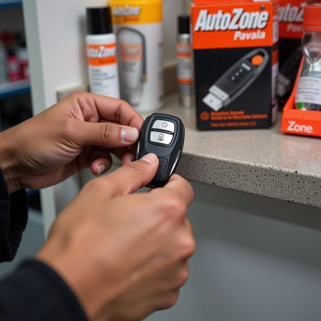 AutoZone Key Fob Battery Replacement Process