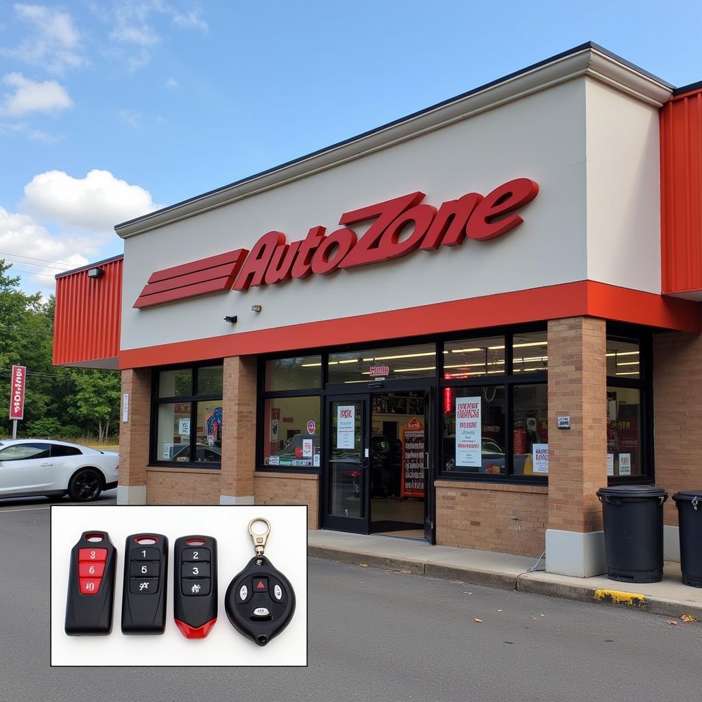 AutoZone Storefront Key Fob Replacement