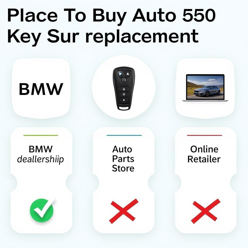 BMW 535i Key Fob Replacement Options