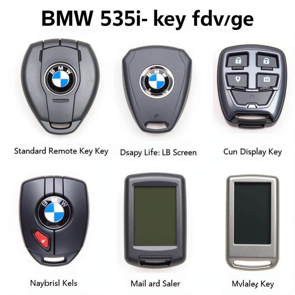 BMW 535i Key Fob Types