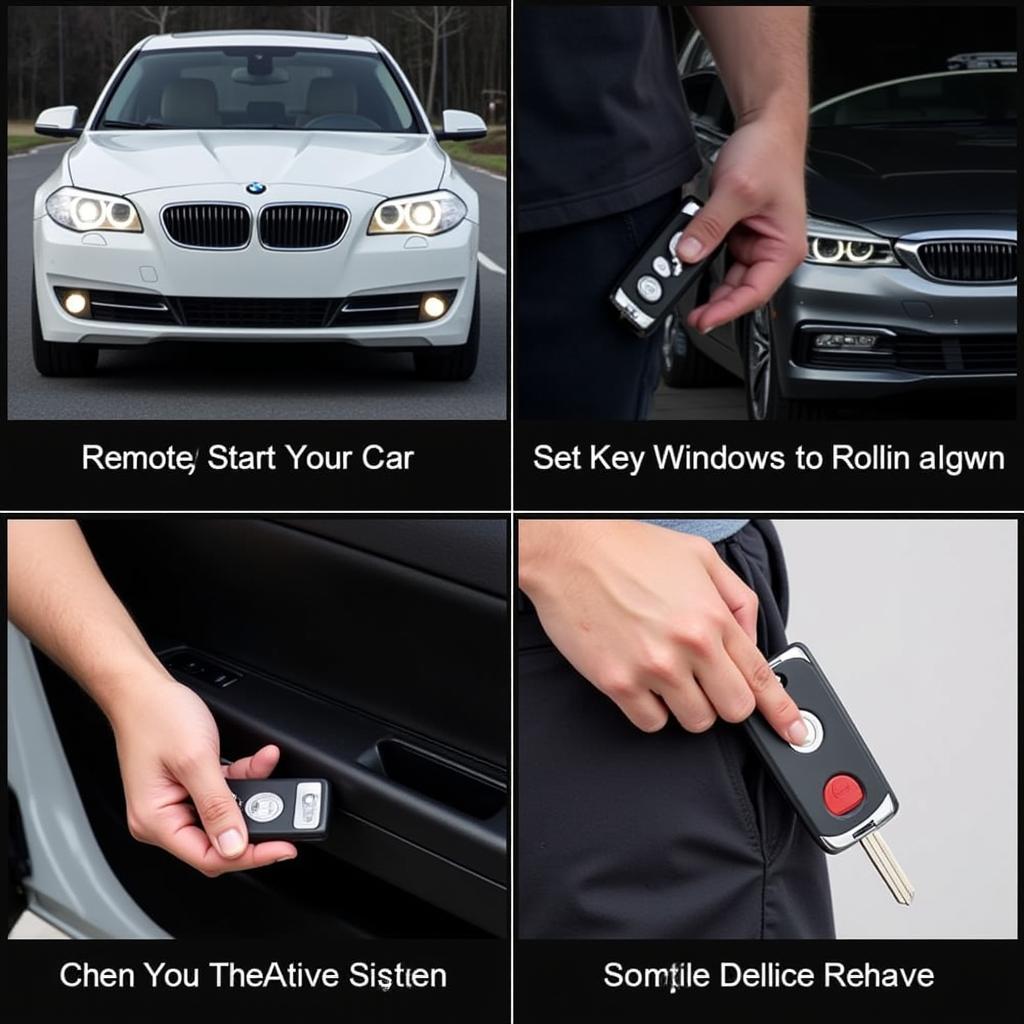 Advanced Features of a BMW Key Fob: Remote Start, Window Control, Comfort Access