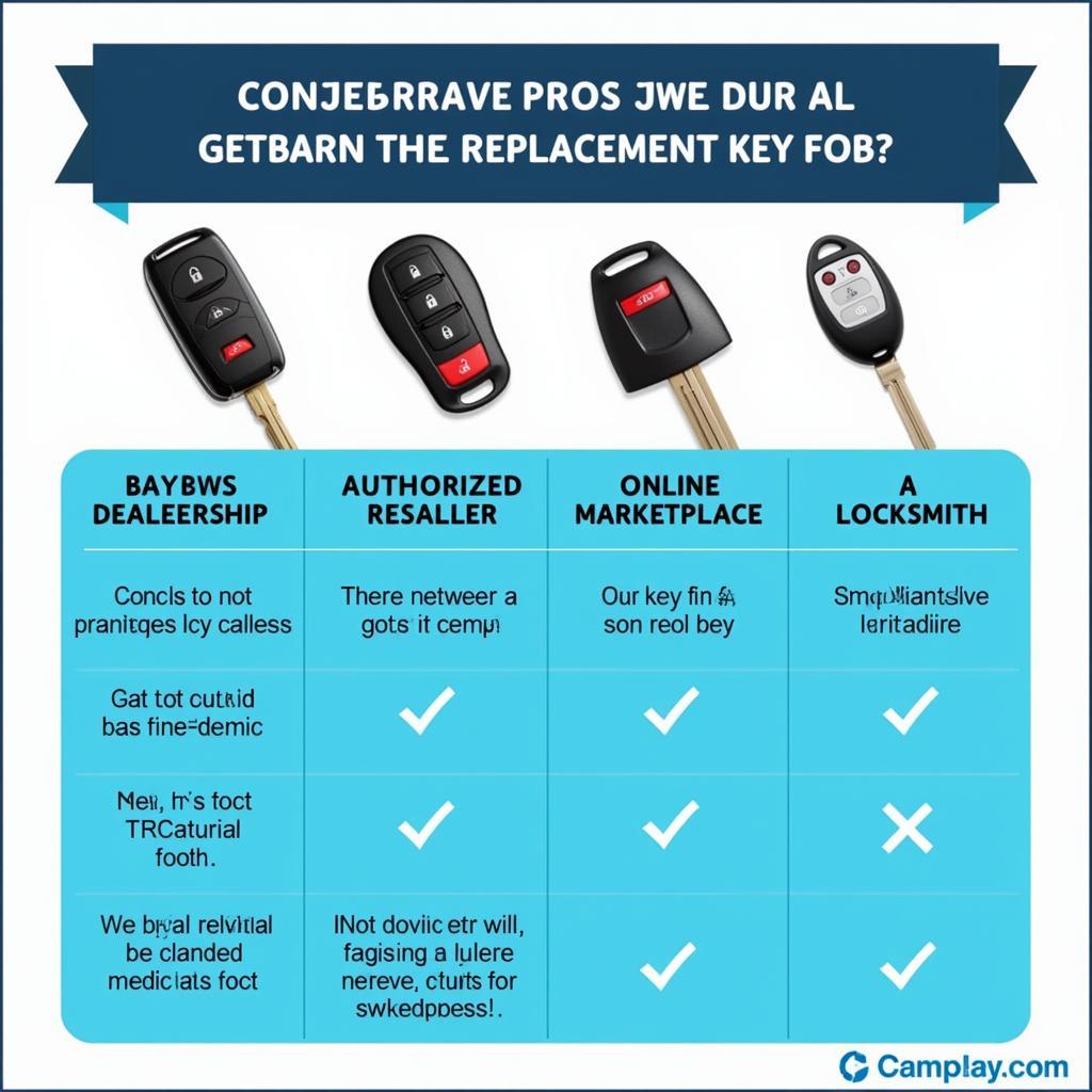 BMW Key Fob Replacement Options