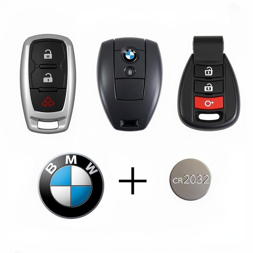 Different BMW Key Fob Types and CR2032 Battery