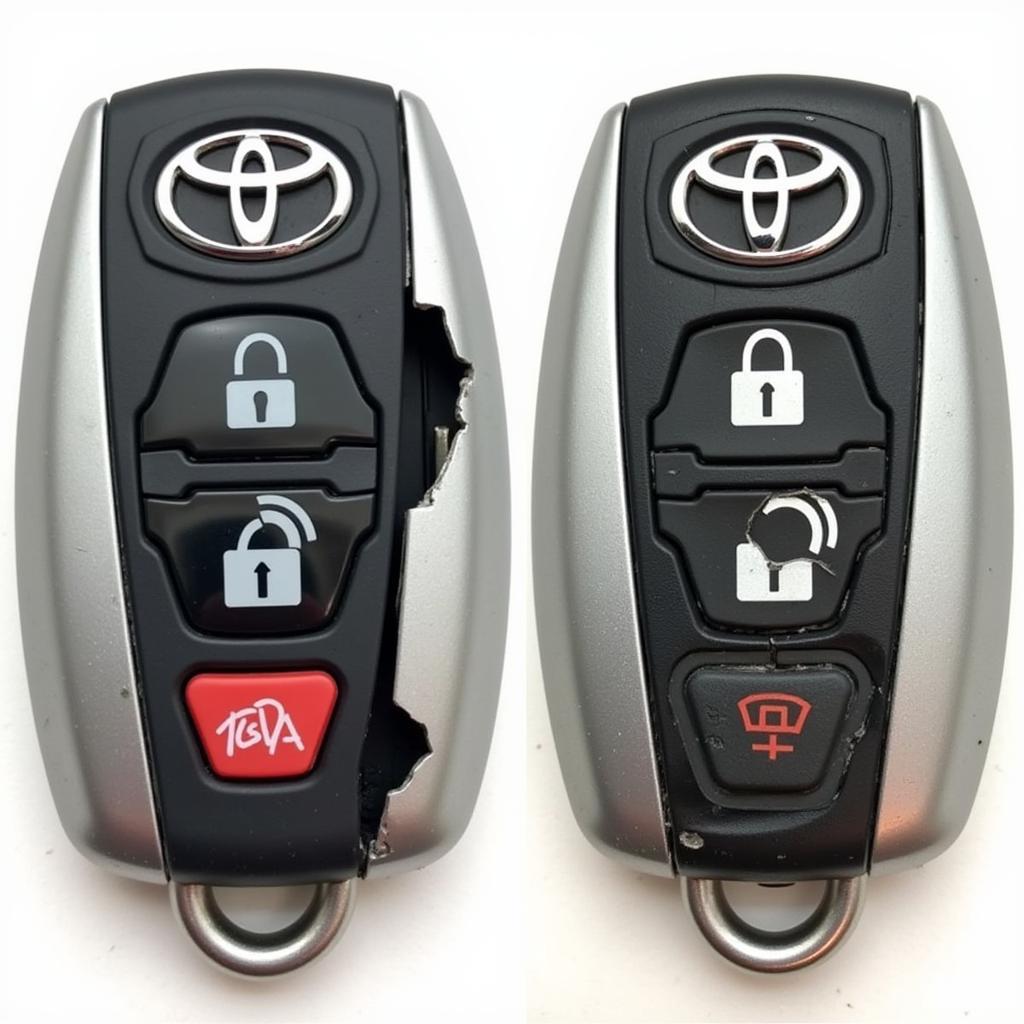 Broken 2012 Toyota Camry Key Fob