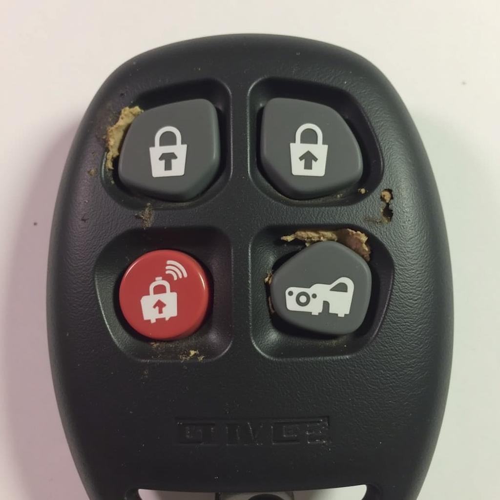 Broken GMC Canyon Key Fob