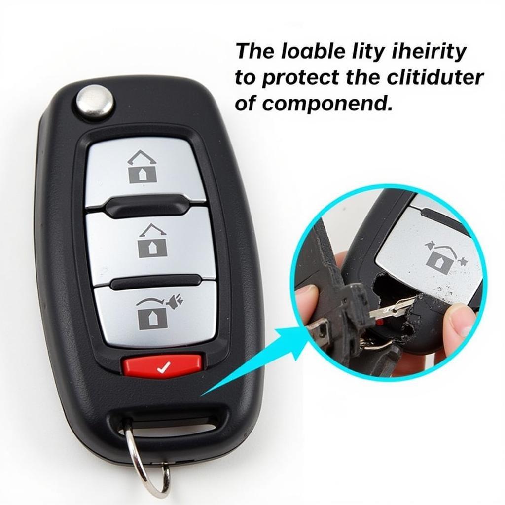 Broken Key Fob Shell