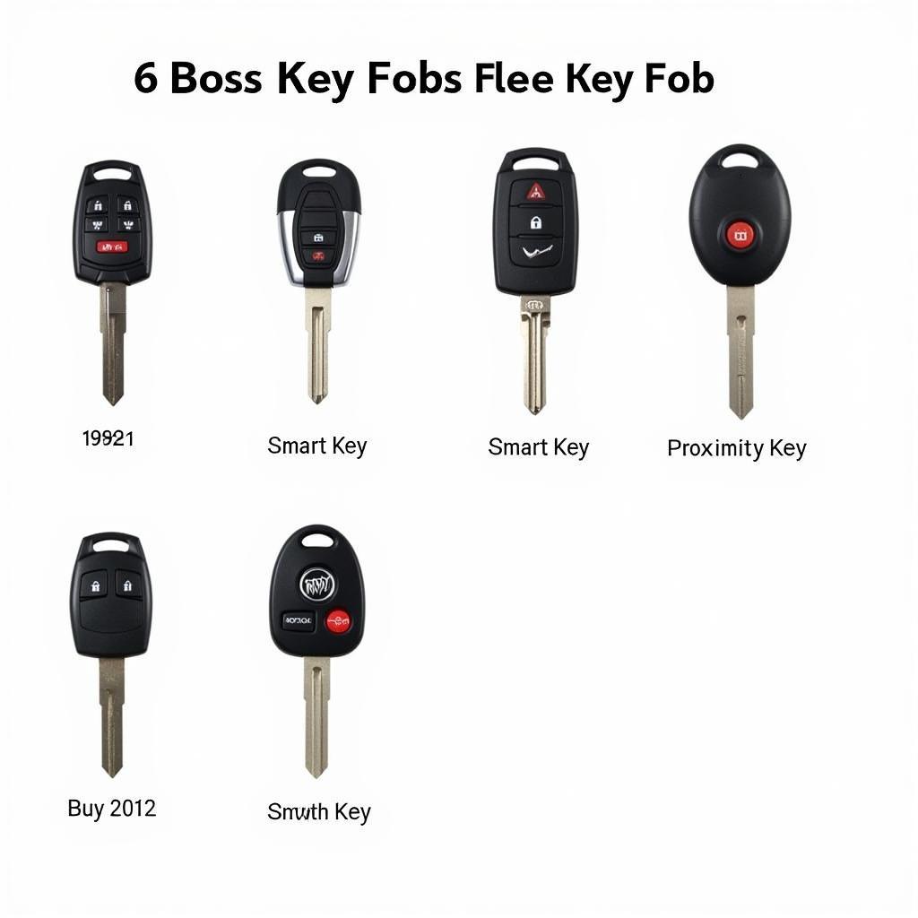 Different Buick Regal Key Fob Types