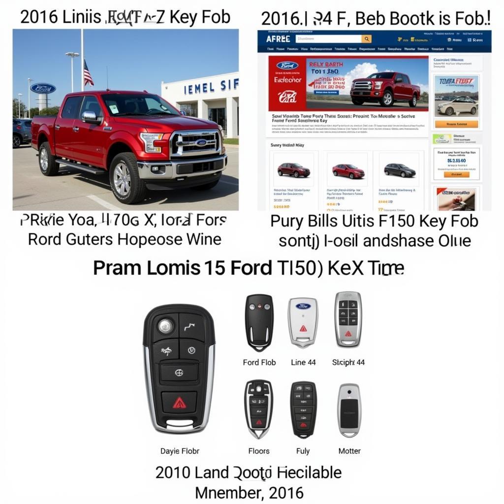 Where to Buy 2016 Ford F150 Key Fobs: Dealerships, Online Retailers, and Locksmiths