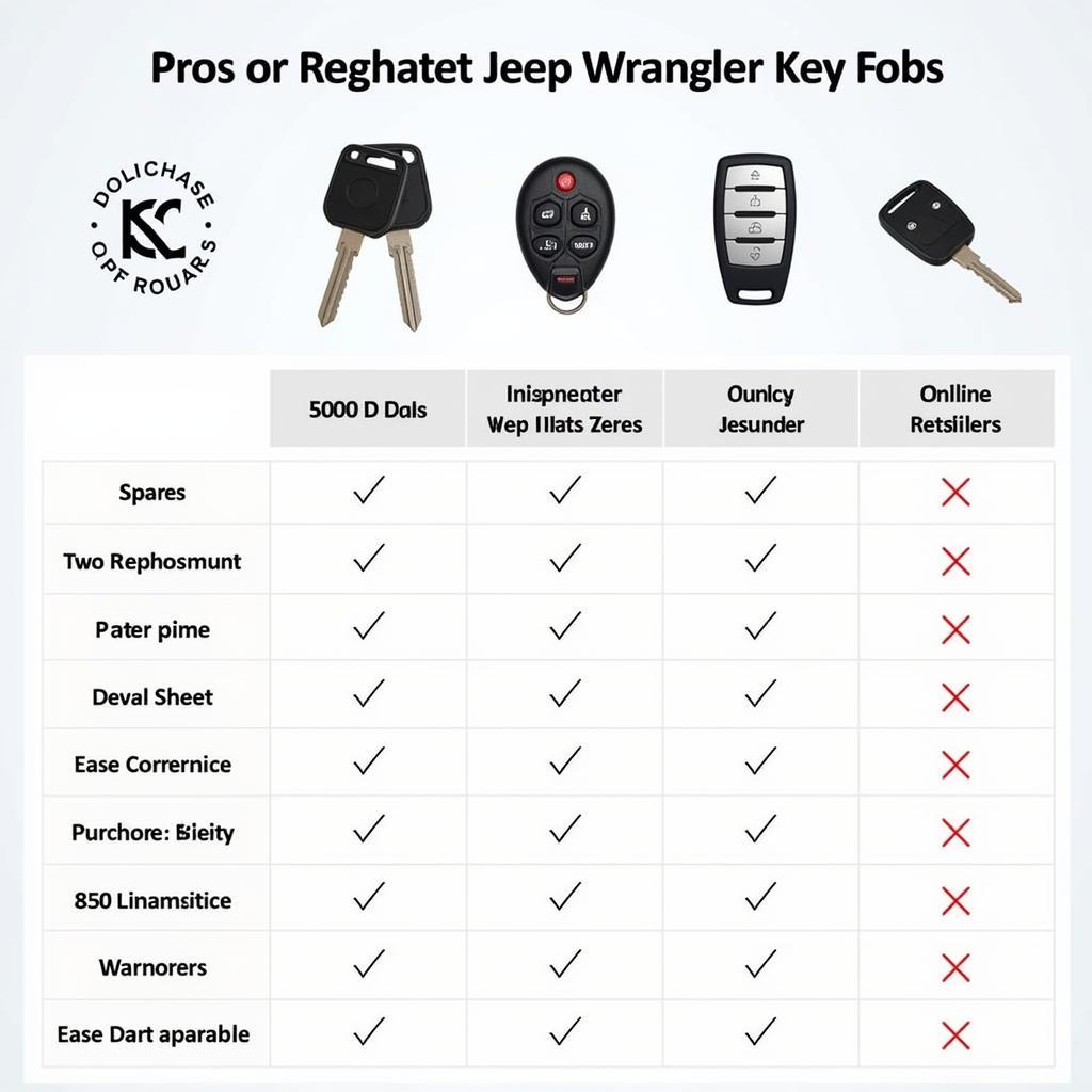 Where to Buy Replacement Jeep Wrangler Key Fobs