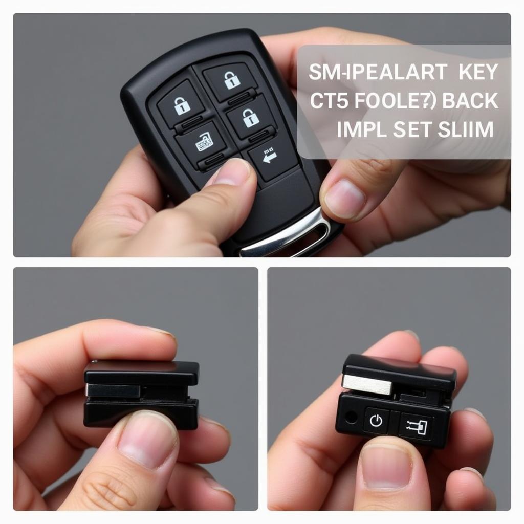 Reassembling a Cadillac CT5 Key Fob