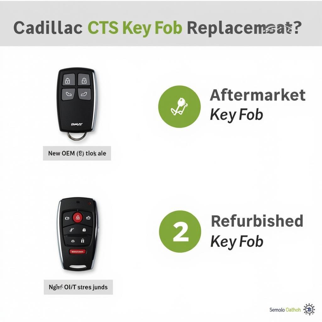 Cadillac CTS Key Fob Replacement Options