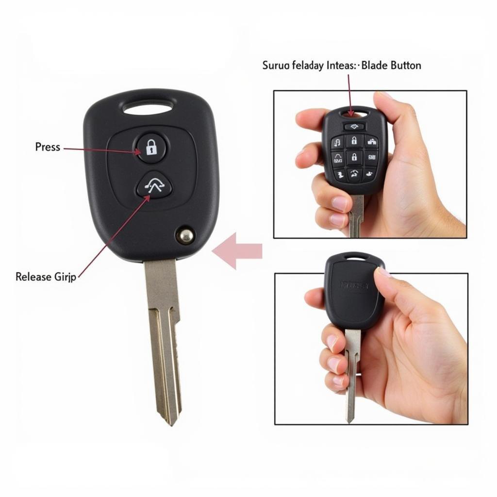 Locating the battery compartment on a Cadillac Escalade key fob