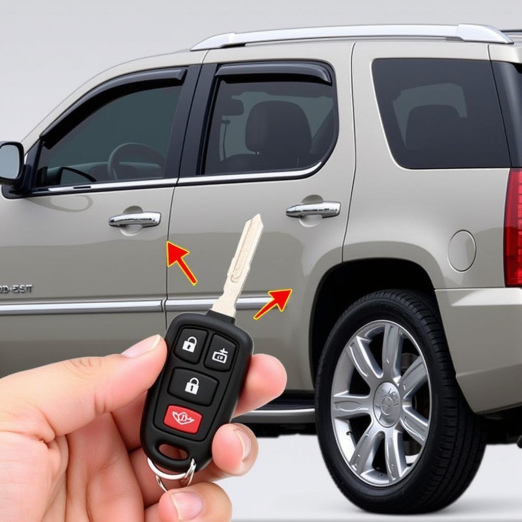 How to Roll Windows Down with Key Fob Cadillac Escalade