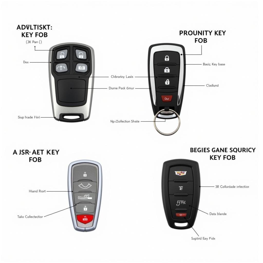 Types of Cadillac Key Fobs