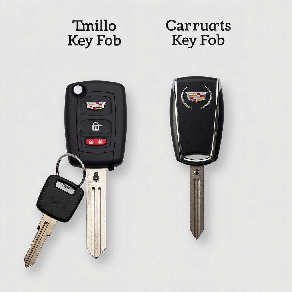 Different Types of Cadillac Key Fobs