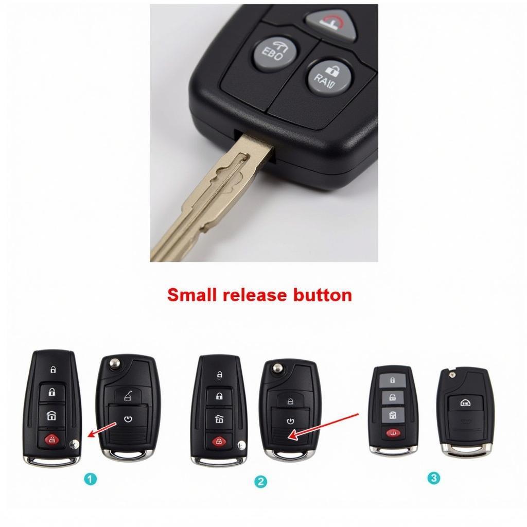 Cadillac SRX Key Fob Release Button Location