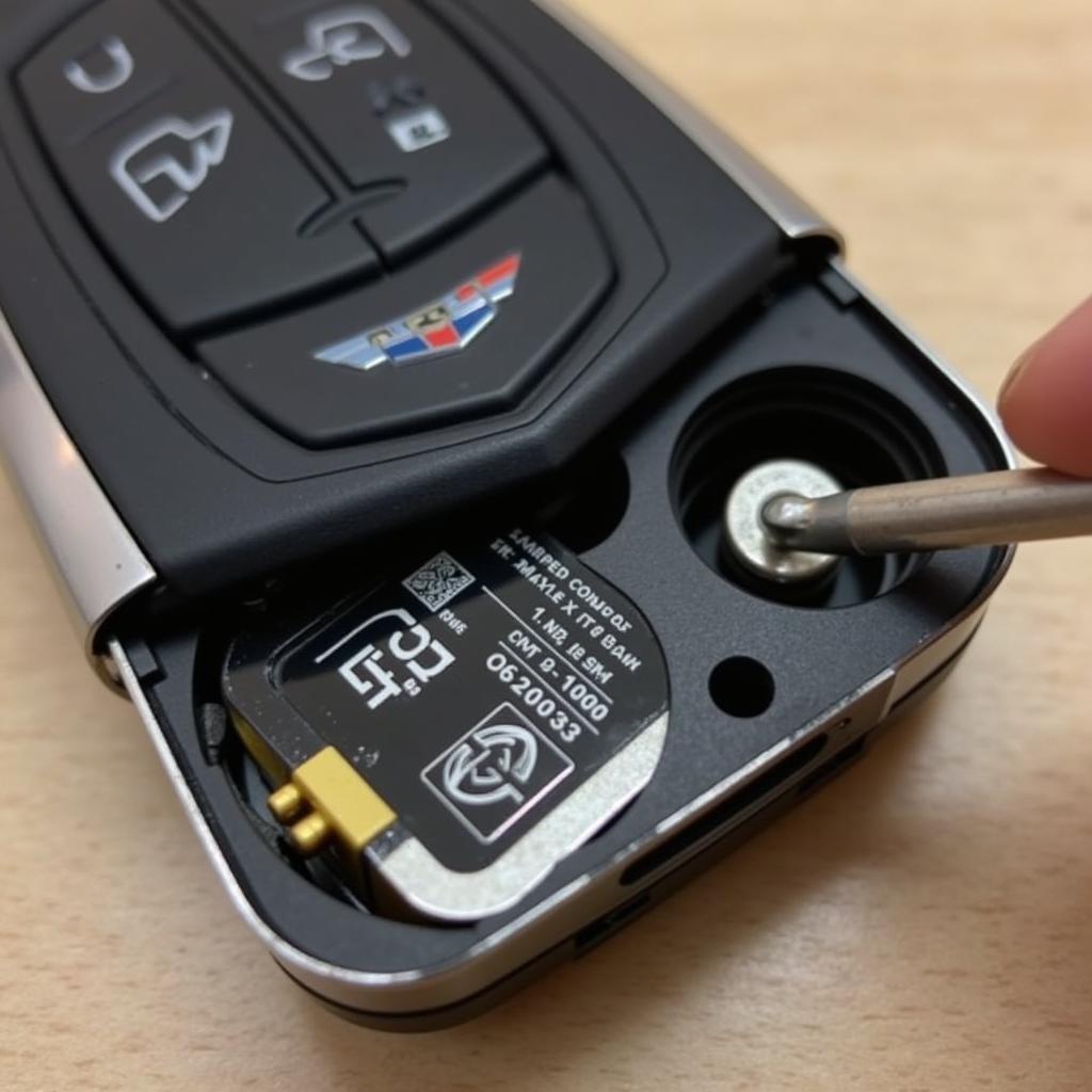 Cadillac XT6 Key Fob Opened with Old Battery