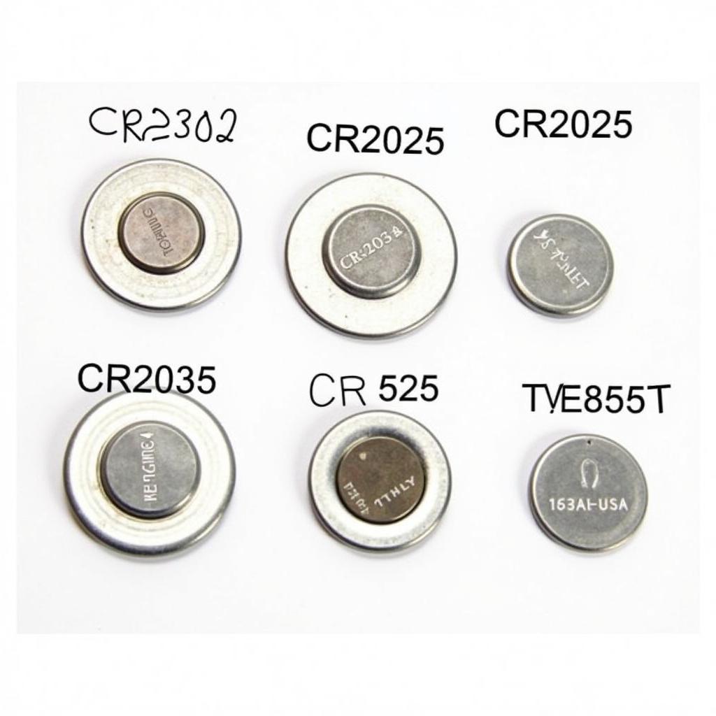 Different Car Key Fob Battery Types