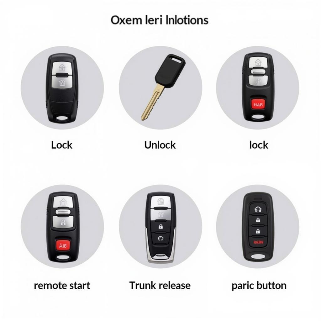 Car Key Fob Functions