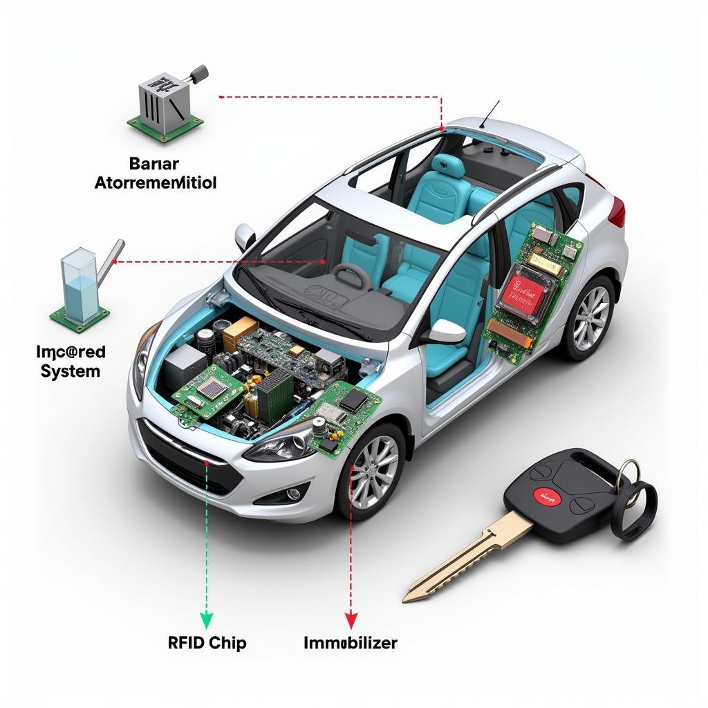 Car Key Fob and Ignition System