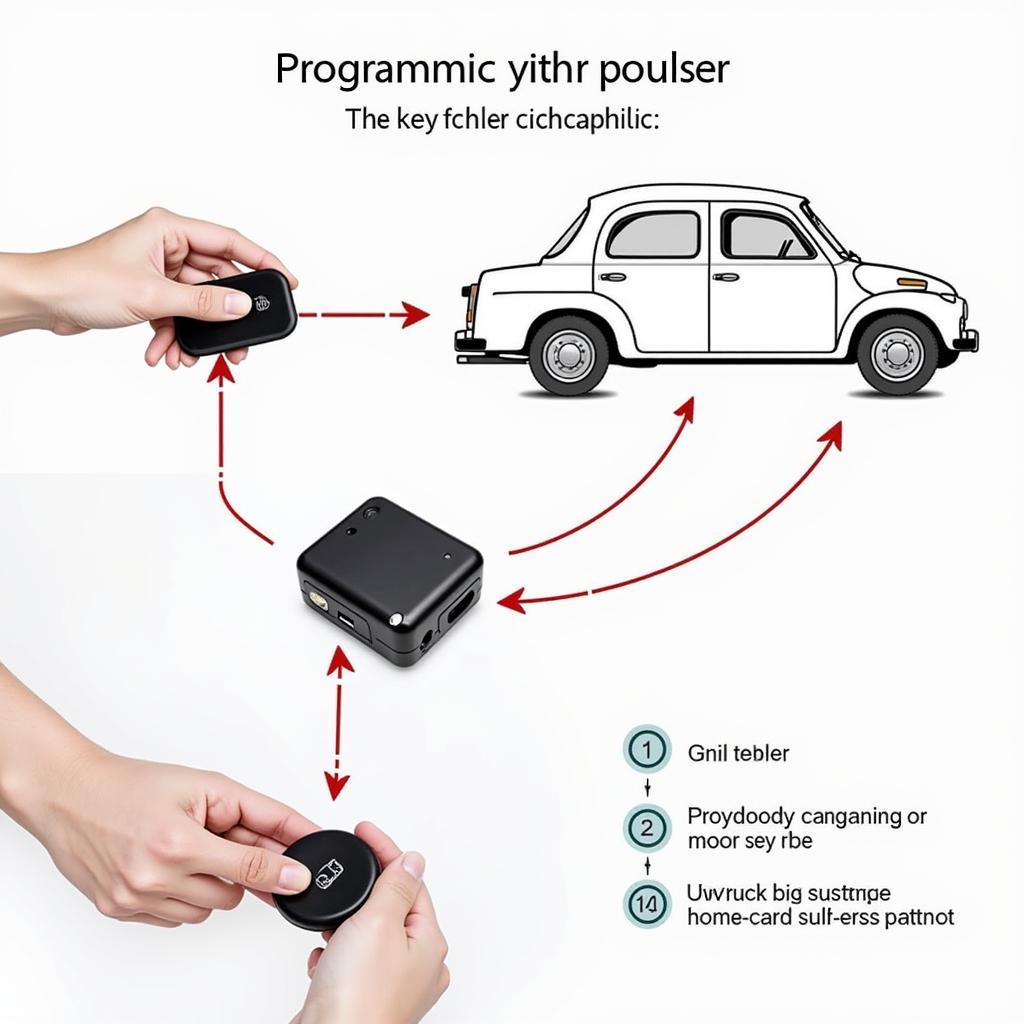 Programming a car key fob