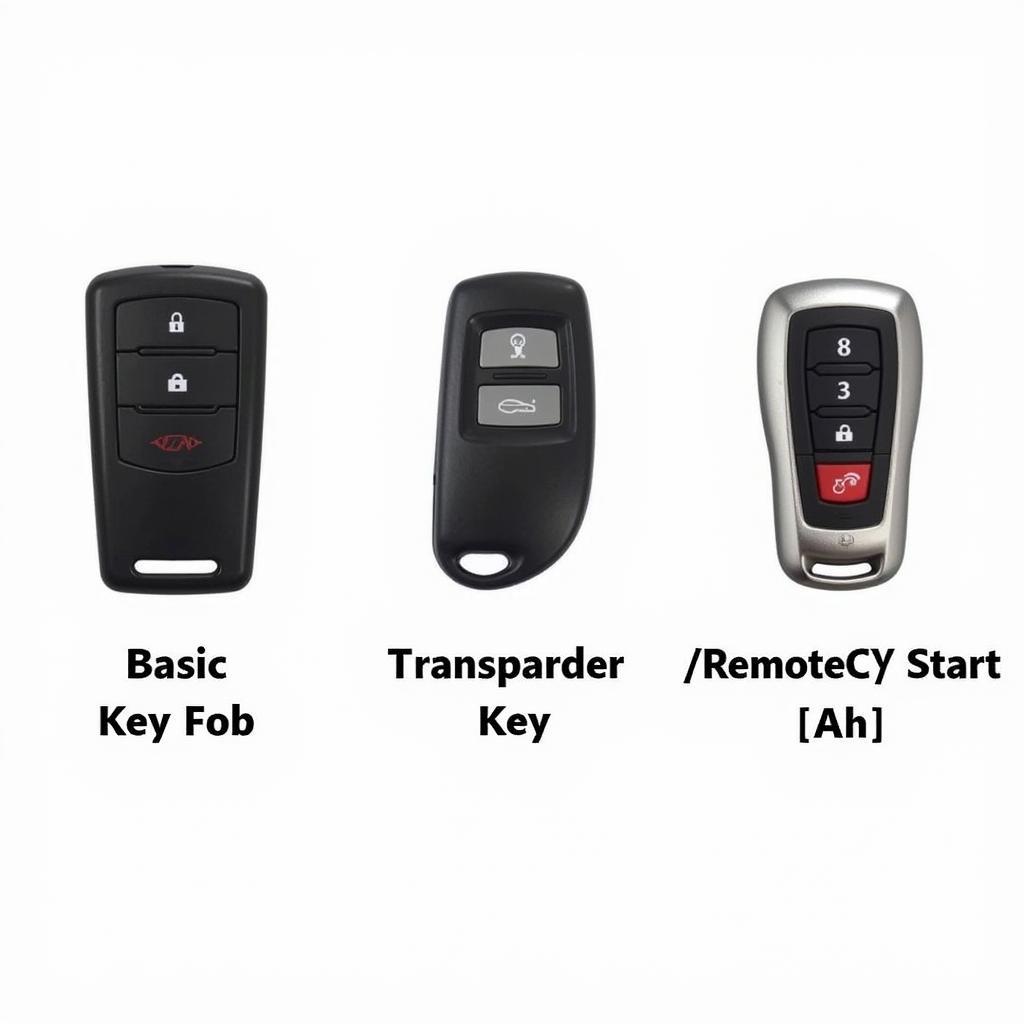 Different Car Key Fob Types