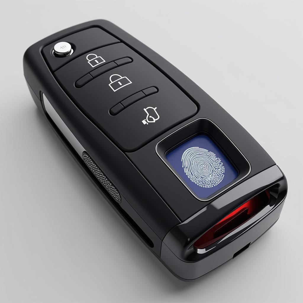 Car Key Fob with Fingerprint Scanner