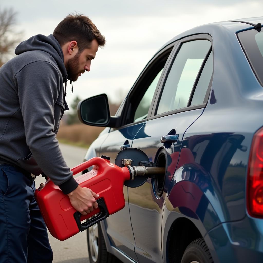 Car Out of Gas Roadside Assistance