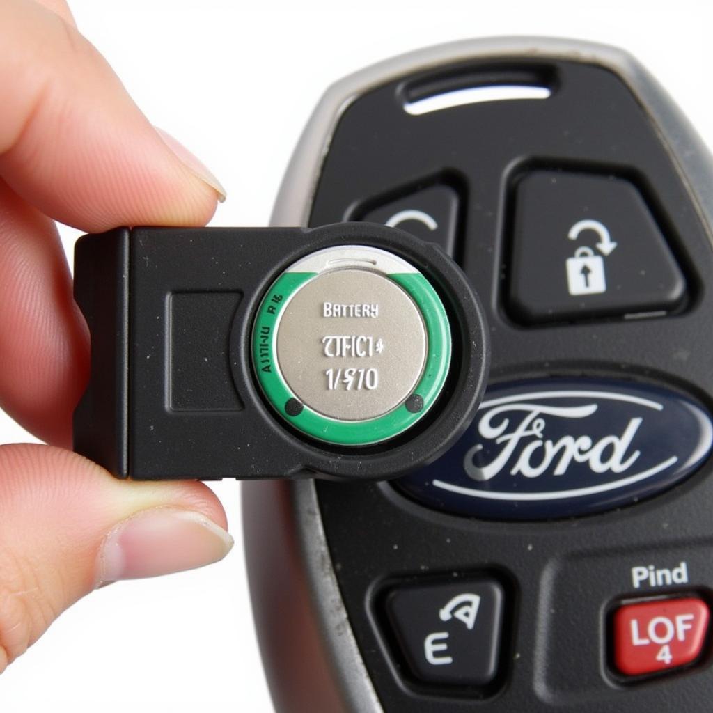 Checking Ford Key Fob Battery Orientation