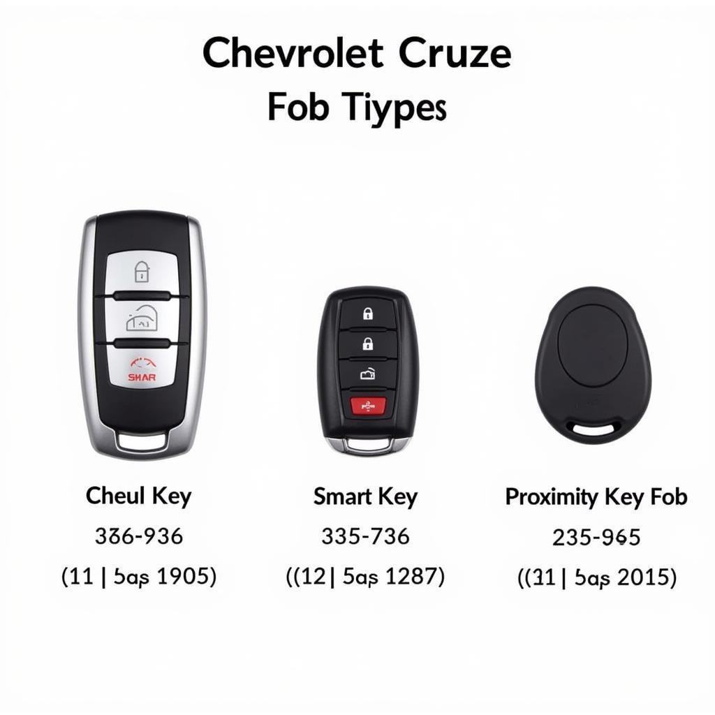 Chevrolet Cruze Key Fob Types